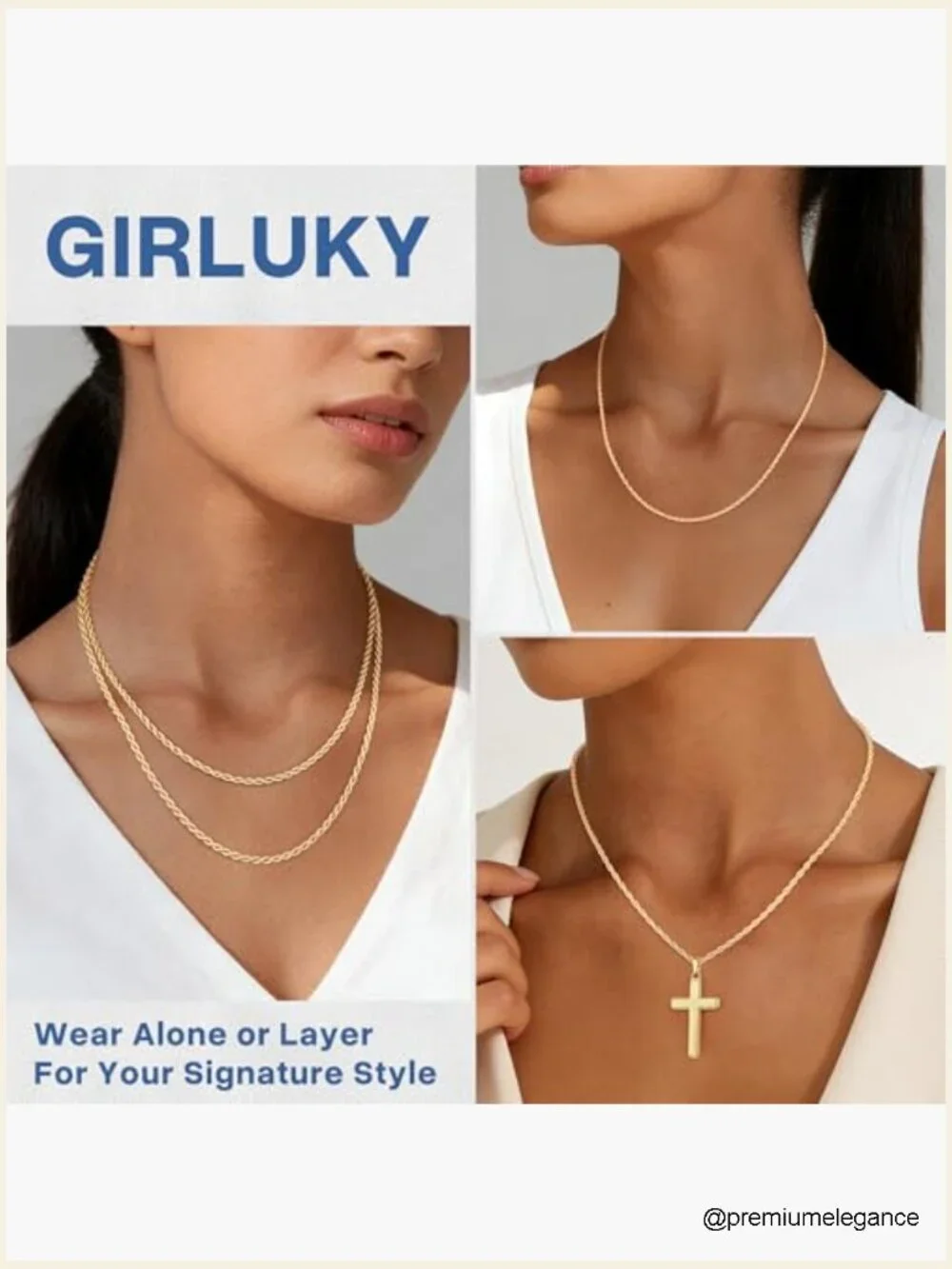 2mm 925 Sterling Silver Rope Chain Necklace 14K Gold Plated Lobster Clasp 16-26